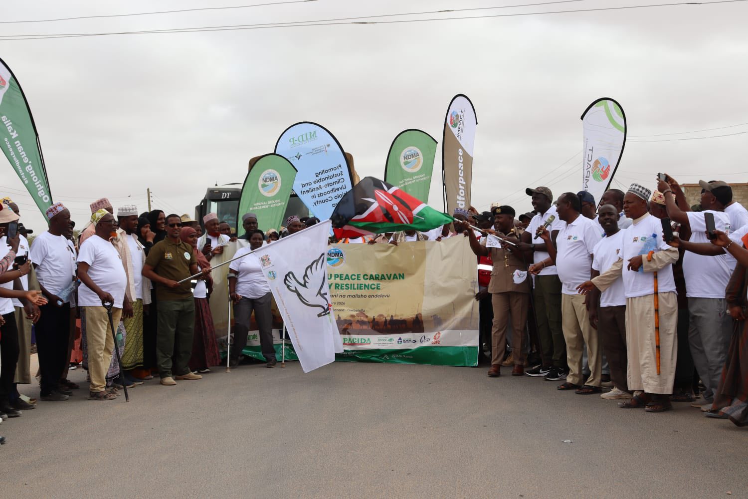 Garissa–Isiolo–Meru Peace Caravan Promotes Unity, Shared Resources Amid Drought